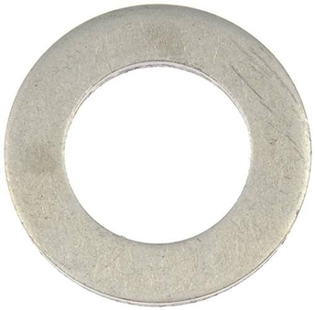 Metal oil drain plug gasket washer with round center hole