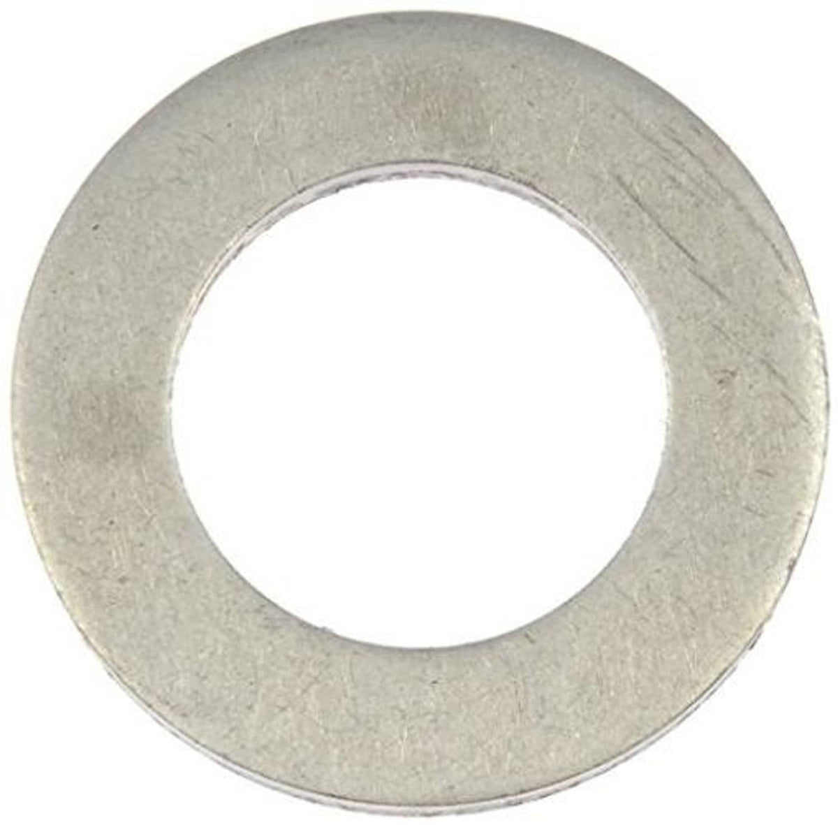 Metal oil drain plug gasket washer with round center hole