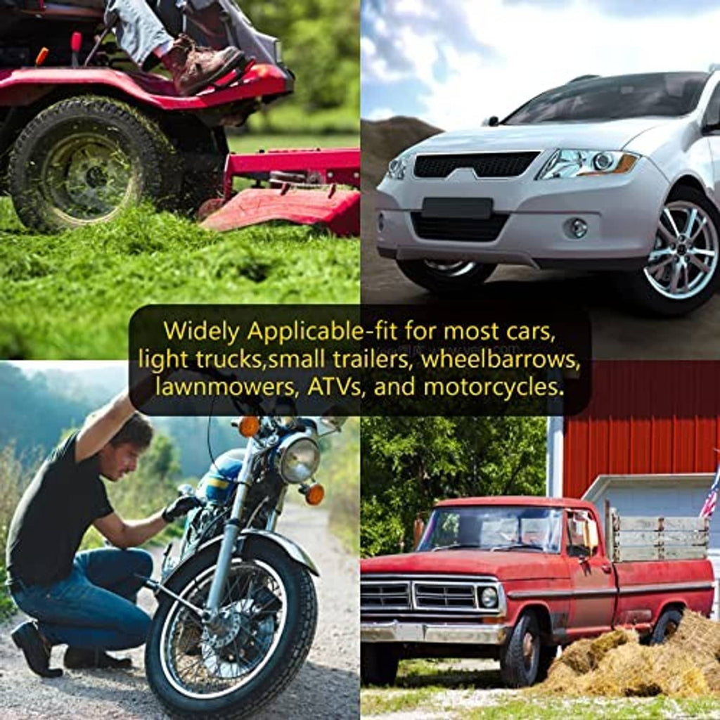 Black tire valve stems, multipurpose for cars, trucks, and motorcycles