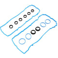 Valve cover gasket kit with blue rubber gaskets and black sealing rings