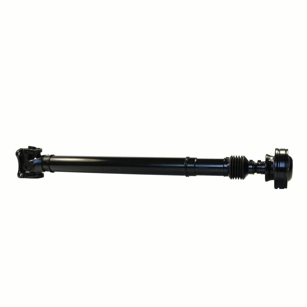 Front drive shaft with left bracket yoke and right joint, long black tube