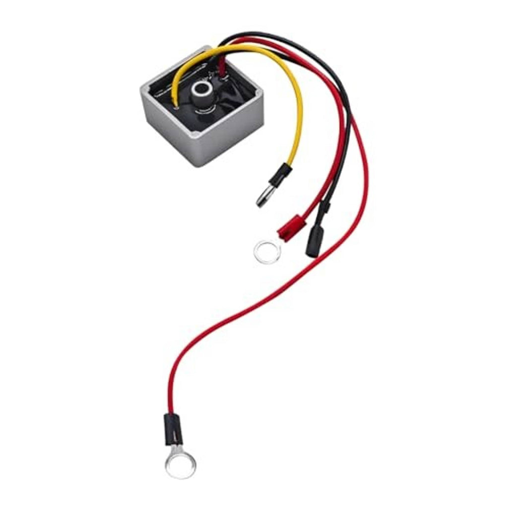 12V starter solenoid wiring harness with switch module and ring terminals