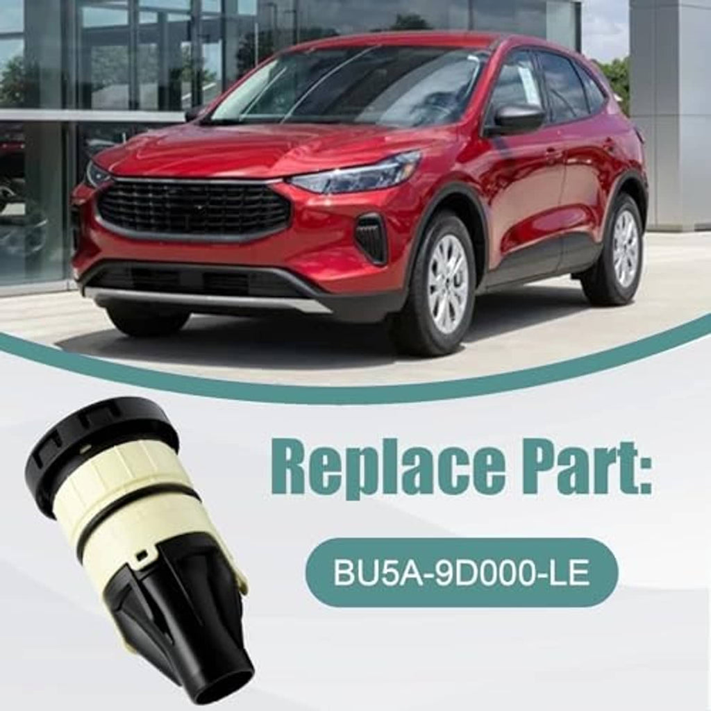 Fuel tank cap without cover, black cap with beige insert for vehicle fuel port