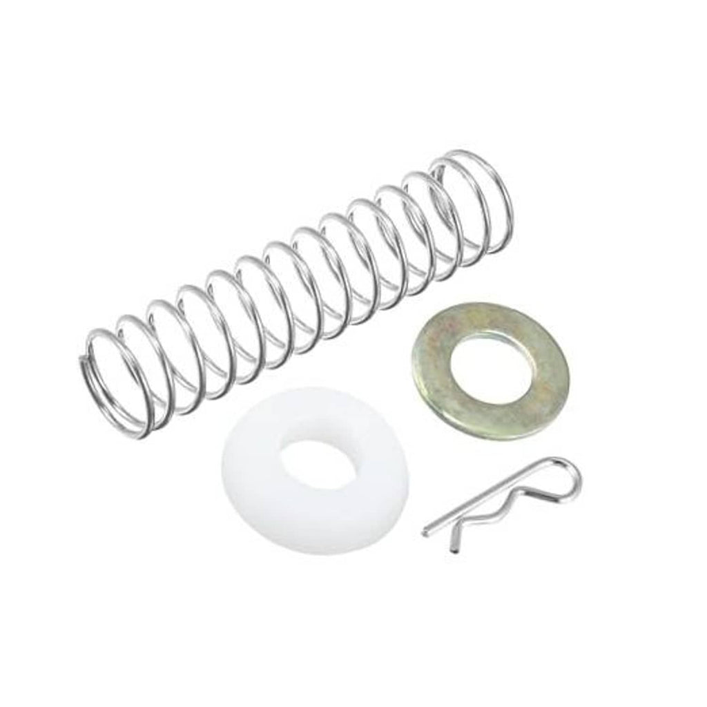 Transmission shifter linkage repair kit: coil spring, white bushing, metal washer, pin