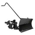 46-inch snow blade plow attachment with black steel blade and mounting bracket