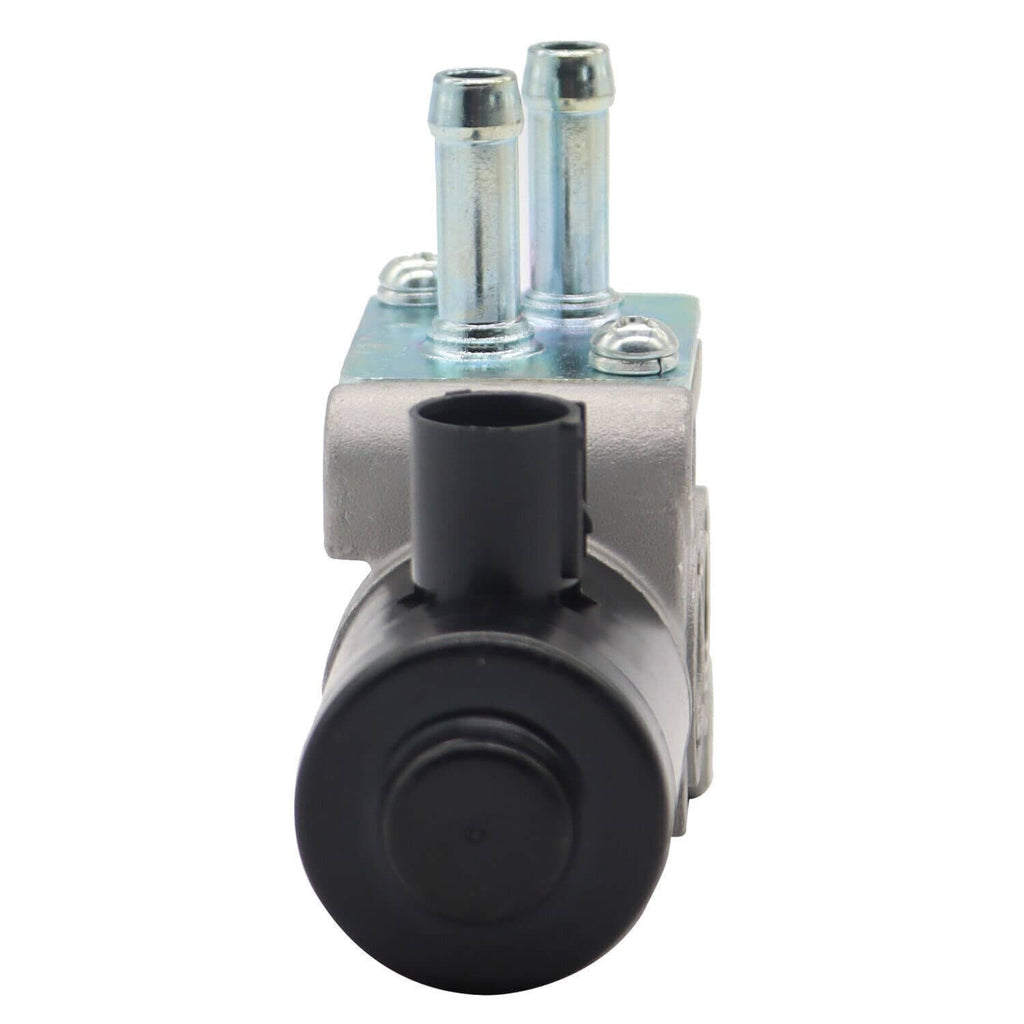 Idle air control valve with black front diaphragm and two metal tubes