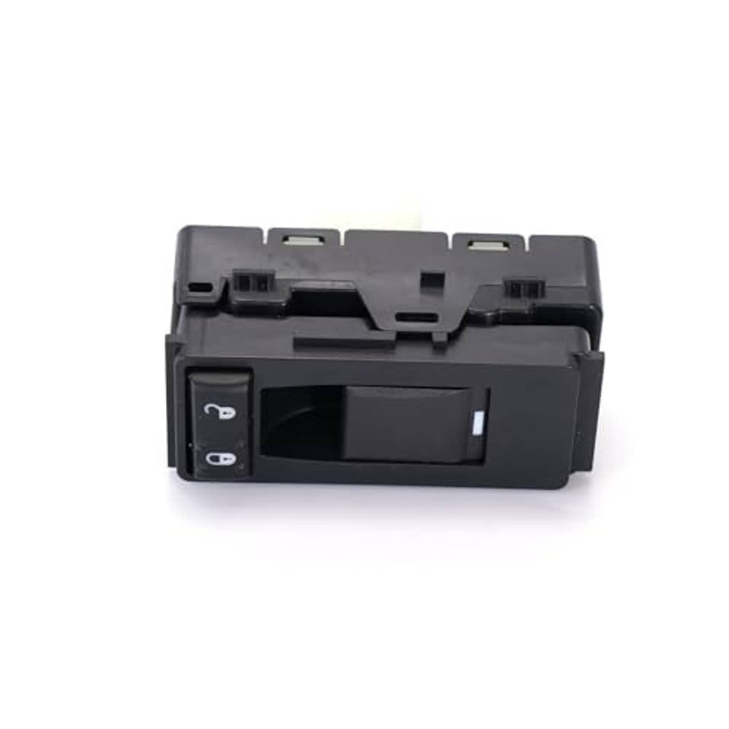 Power window switch with black frame and large window control insert