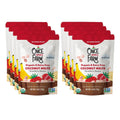 Organic coconut melts pouch multipack, strawberry banana flavor, no added sugar, probiotic