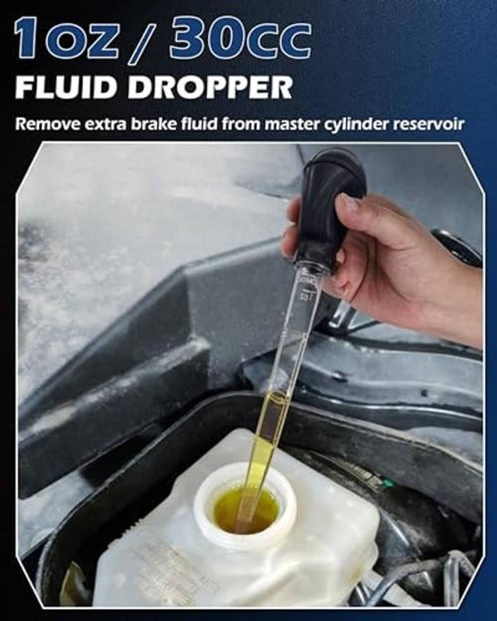1 oz fluid dropper tool for removing brake fluid from master cylinder