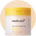 Medicube Kojic Acid Turmeric Pad jar with yellow cap and label