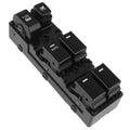 Black master power window switch with four buttons and AUTO rocker