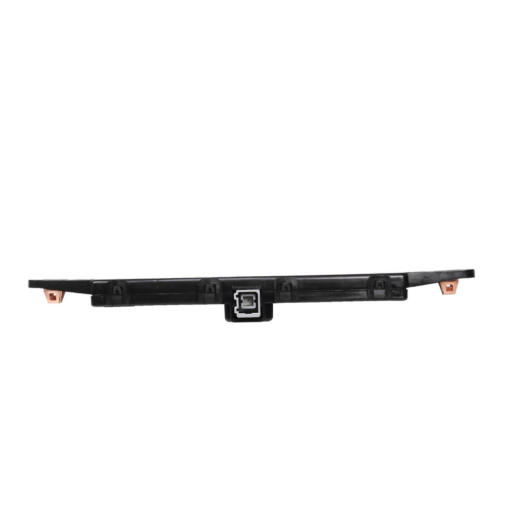 Remote car start module with black body and exposed central connector slot