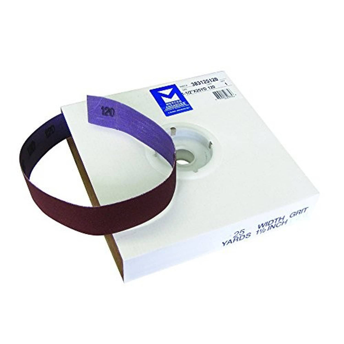 Waterproof cloth plumbers' roll tape, burgundy and purple, wrapped on cardboard core