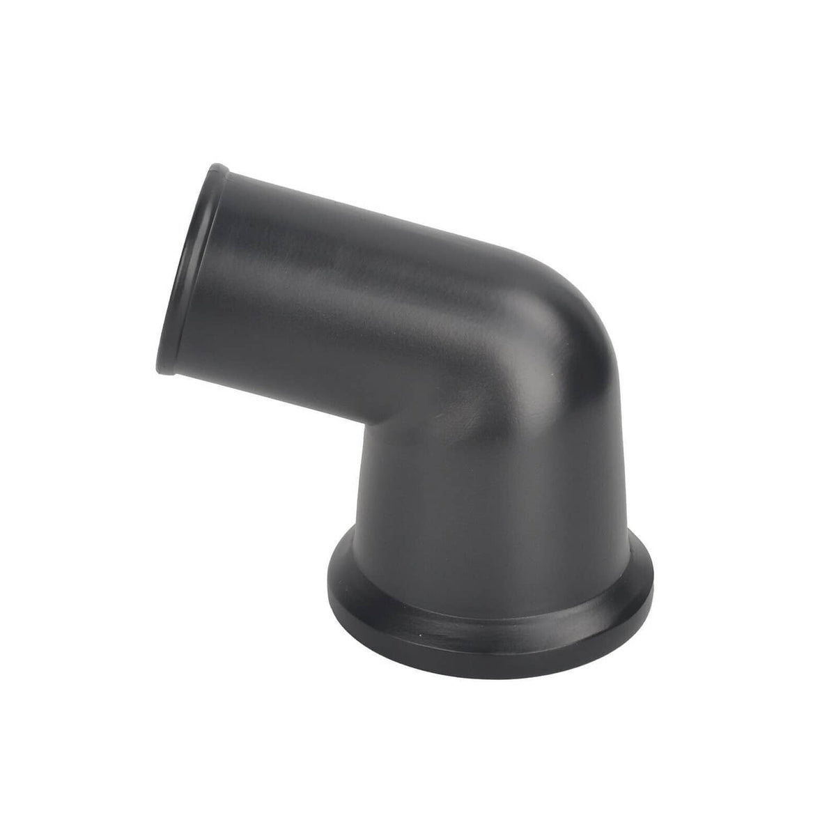 Black 15-degree swivel water neck housing, curved elbow outlet