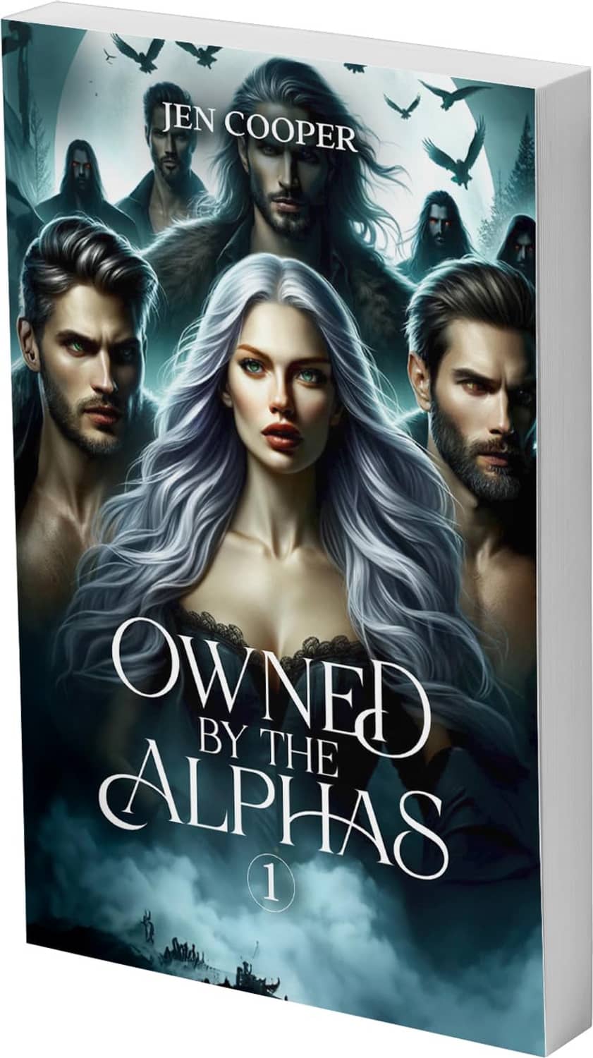Owned by the Alphas paperback, Book 1 front cover with fantasy characters and title