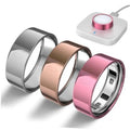 3-pack ring covers: silver, rose gold, rose pink TPU sleeves with open center