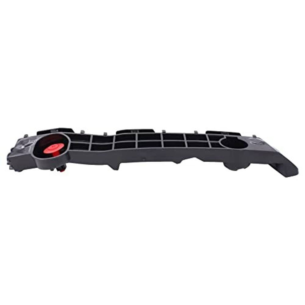 Single front bumper bracket with top grid openings and round red cap mounting points
