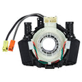 Clock spring spiral cable assembly with multi-pin connectors and black wiring housing