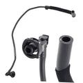 Engine coolant overflow hose assembly, black rubber hoses with vent and connector caps