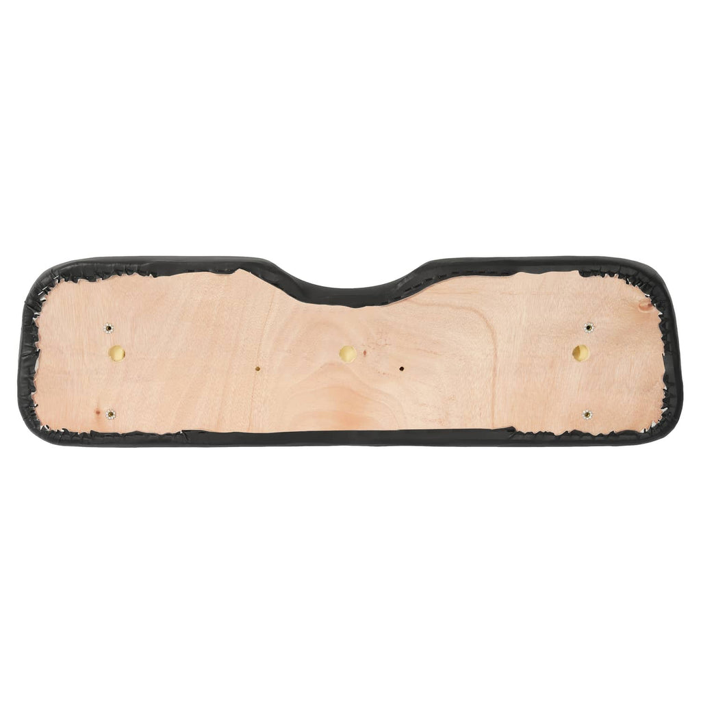 Backrest cushion insert showing light wood panel and black outer fabric border