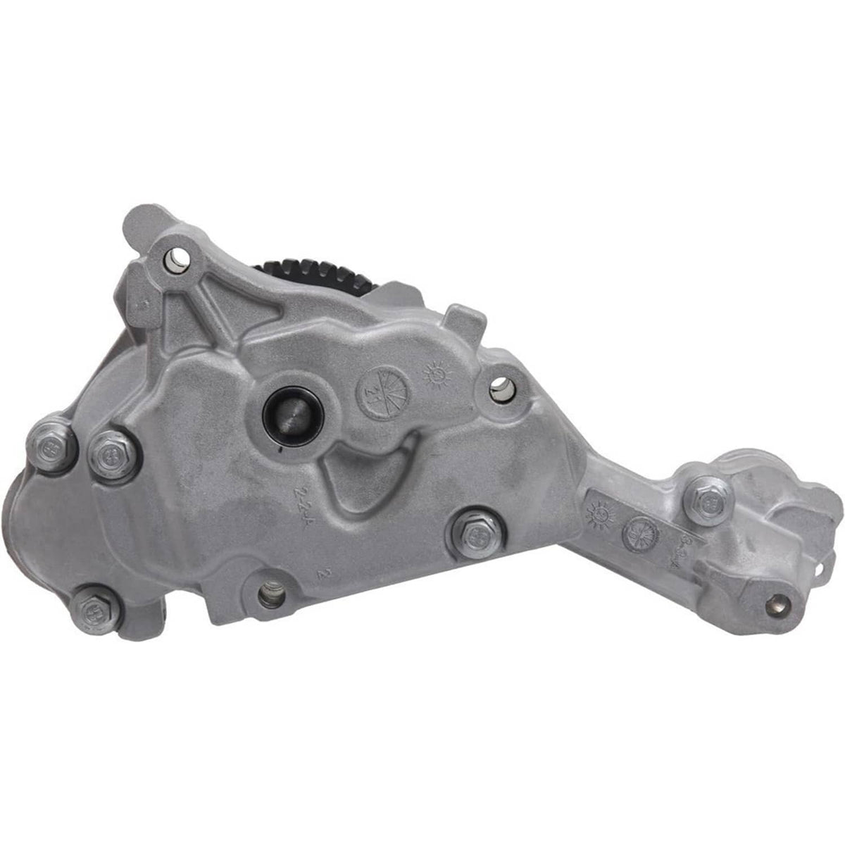 Oil pump housing with integrated gears and mounting bolts