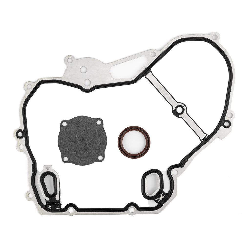 Timing chain cover gasket kit with water pump seal and gasket set