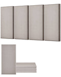 4-pack camel acoustic wall panels, rectangular fabric panels for wall mounting