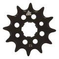 12-tooth front drive sprocket, black hardened steel, 520 pitch chain