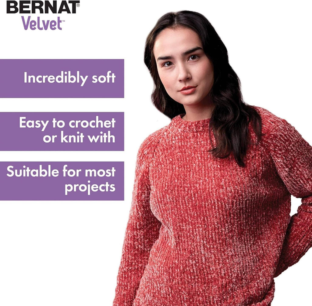 Textured knit sweater in red heather with rounded neckline and short sleeves