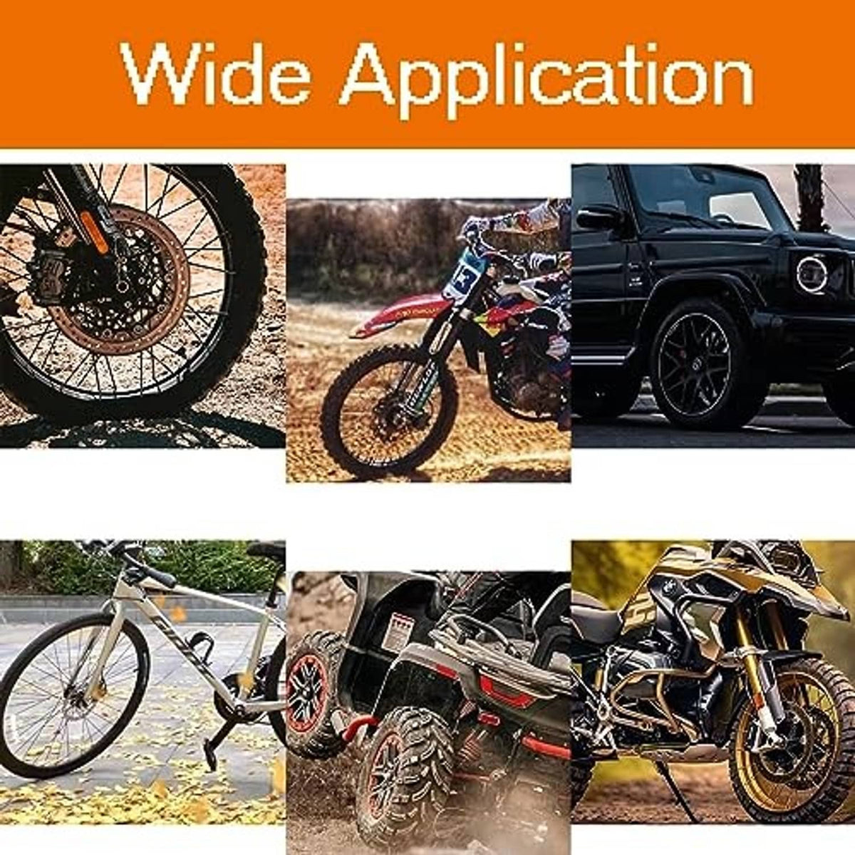 Tire changing spoon tools for motorcycles, ATVs, and bikes with wheel rim protectors