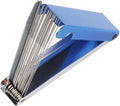 Welding tip cleaner set with blue case and rows of stainless steel needle probes
