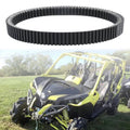 Ribbed black drive belt loop for UTV clutch system, toothed edges for traction