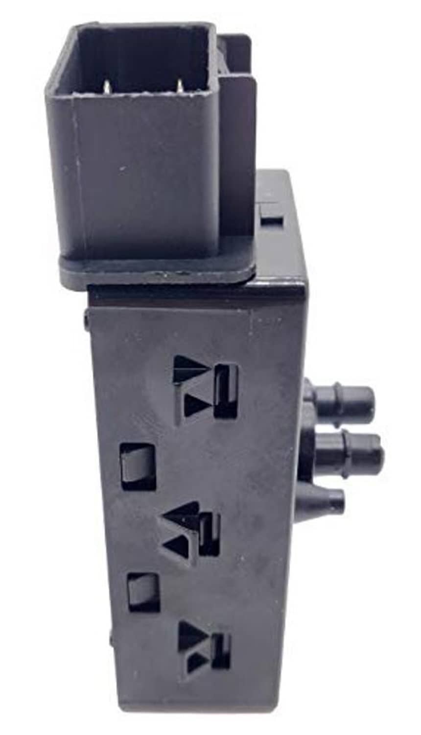 Power seat adjuster switch module, underside with wiring terminals and connector blocks