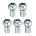 PATIKIL cable ball stoppers, 5mm silver metal end caps, set of 5