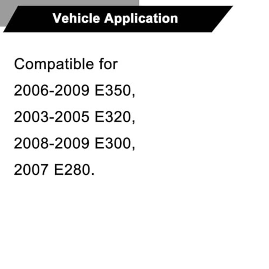 Coolant hose application compatibility information graphic