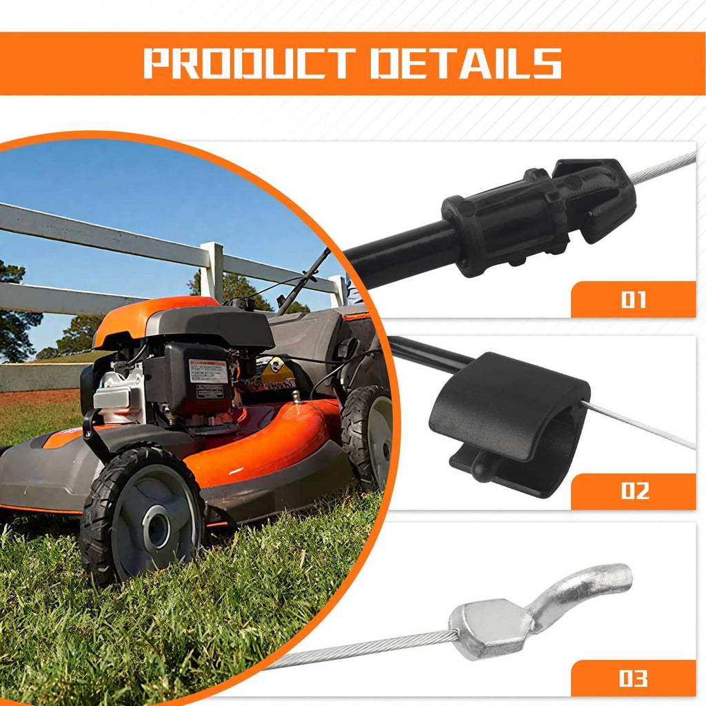 Engine zone control cable replacement with black module and metal end link