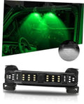 Wireless LED roll bar dome light, green interior glow