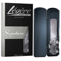 Legere synthetic bass clarinet reeds and carry case, clear reeds in dark case