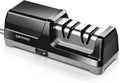 ENUTOGO 2-stage electric knife sharpener with diamond abrasive sharpening slots