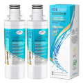 ICEPURE alkaline refrigerator water filter cartridges (2) with boxed packaging
