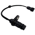 Crankshaft position sensor with black electrical connector and wire harness