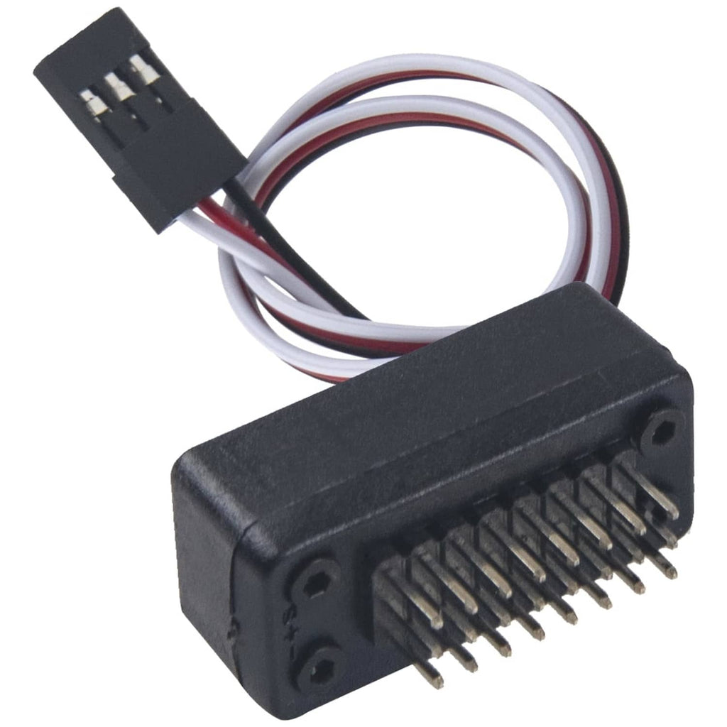 Eight-port RC control switch extender with ribbon-style connector and red/black/white wires