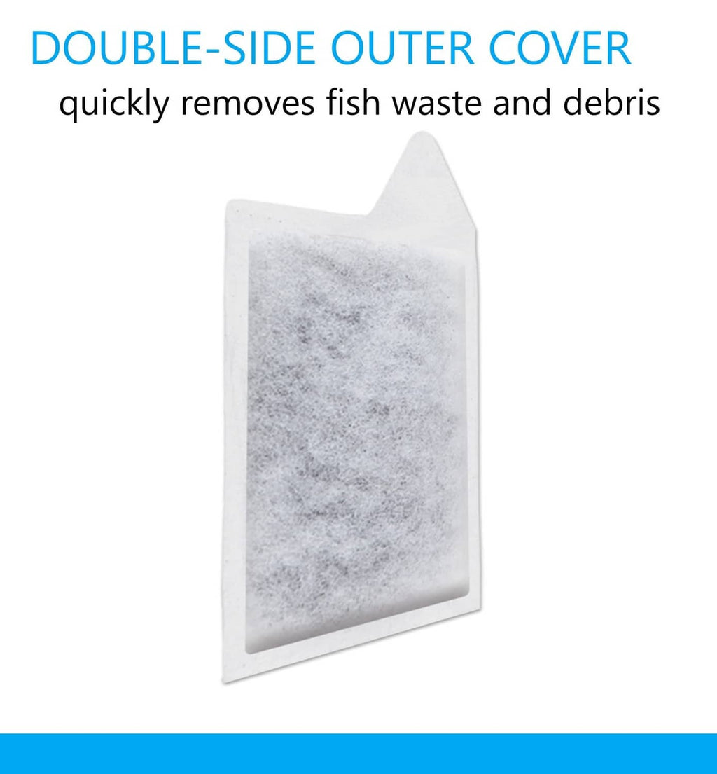 White double-sided outer cover filter cartridge media insert