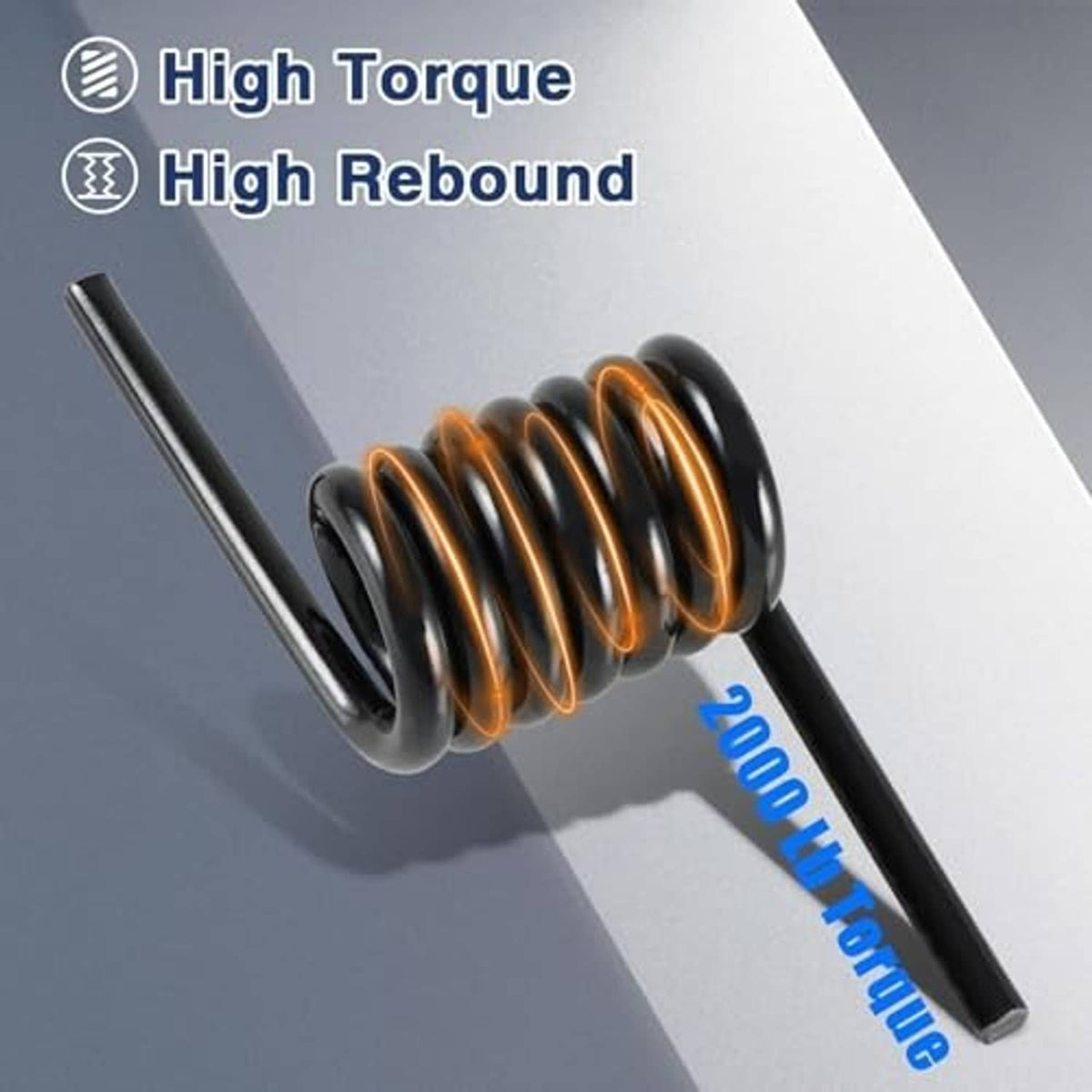 Black coil trailer spring assembly with two diagonal straight rods, angled view