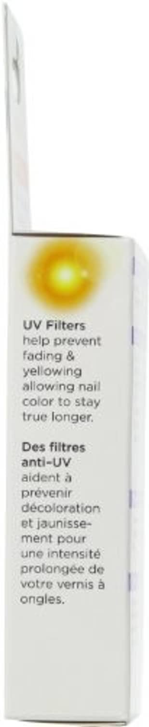 Sally Hansen Insta-dri clear top coat bottle with quick-dry and UV filter label