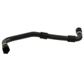 Rein black water hose with ribbed end couplings and joint
