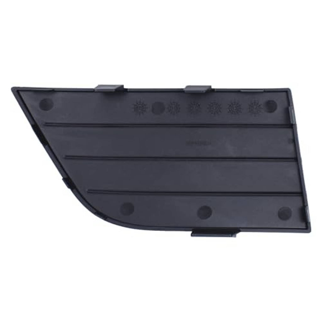Black inner bumper grille hole cover face with circular holes and vent pattern