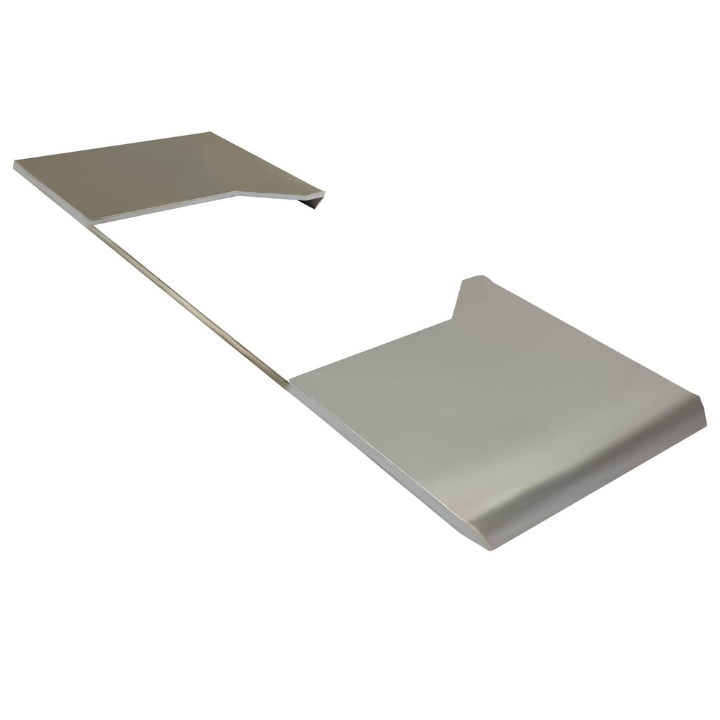 Gray fork-style mount adapter plate with open ends and hollow center beam