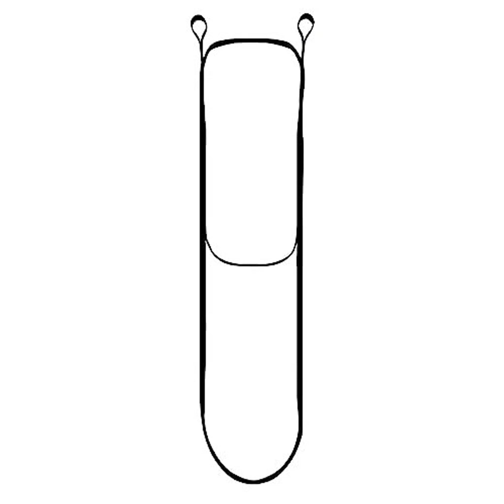 Two-step climbing aider with loop handles and wide cushioned pad