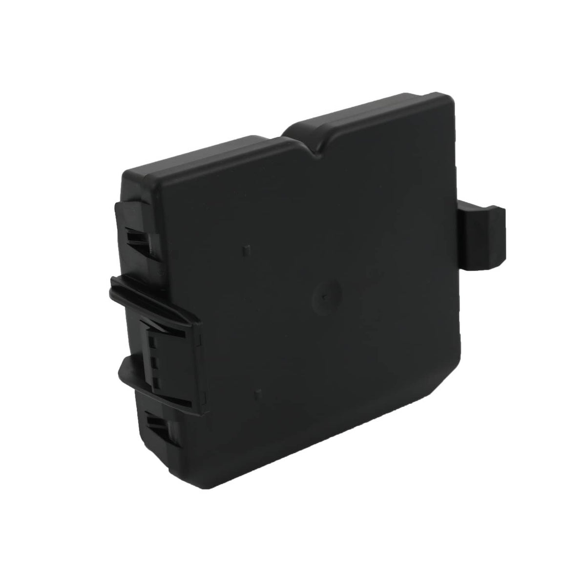 Rear liftgate control module, black plastic module with side connector face